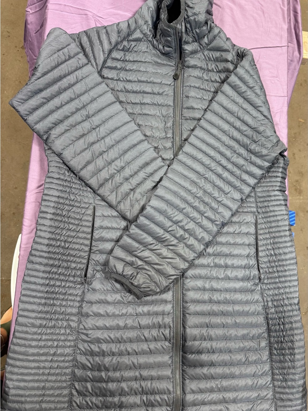 L.L. Bean Women's Gray Quilted Packable Puffer Jacket